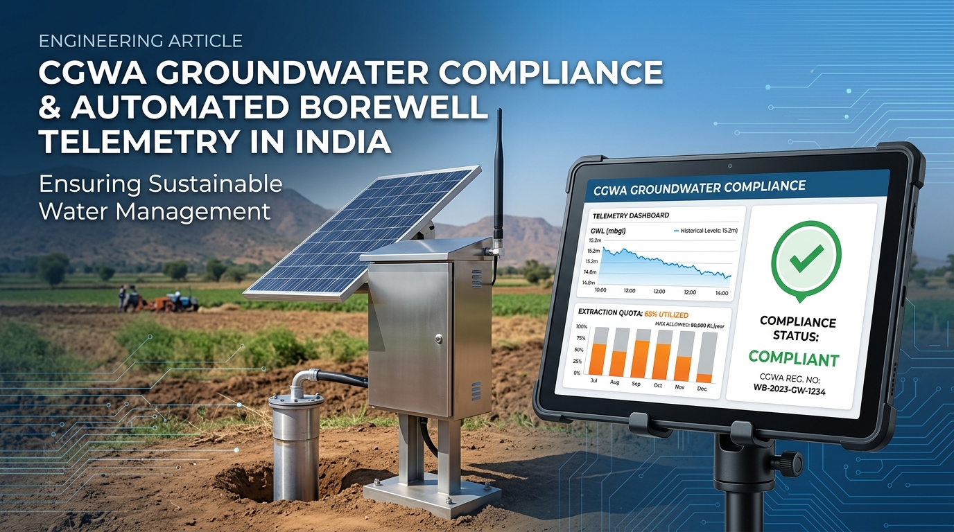 CGWA Groundwater Compliance & Automated Borewell Telemetry