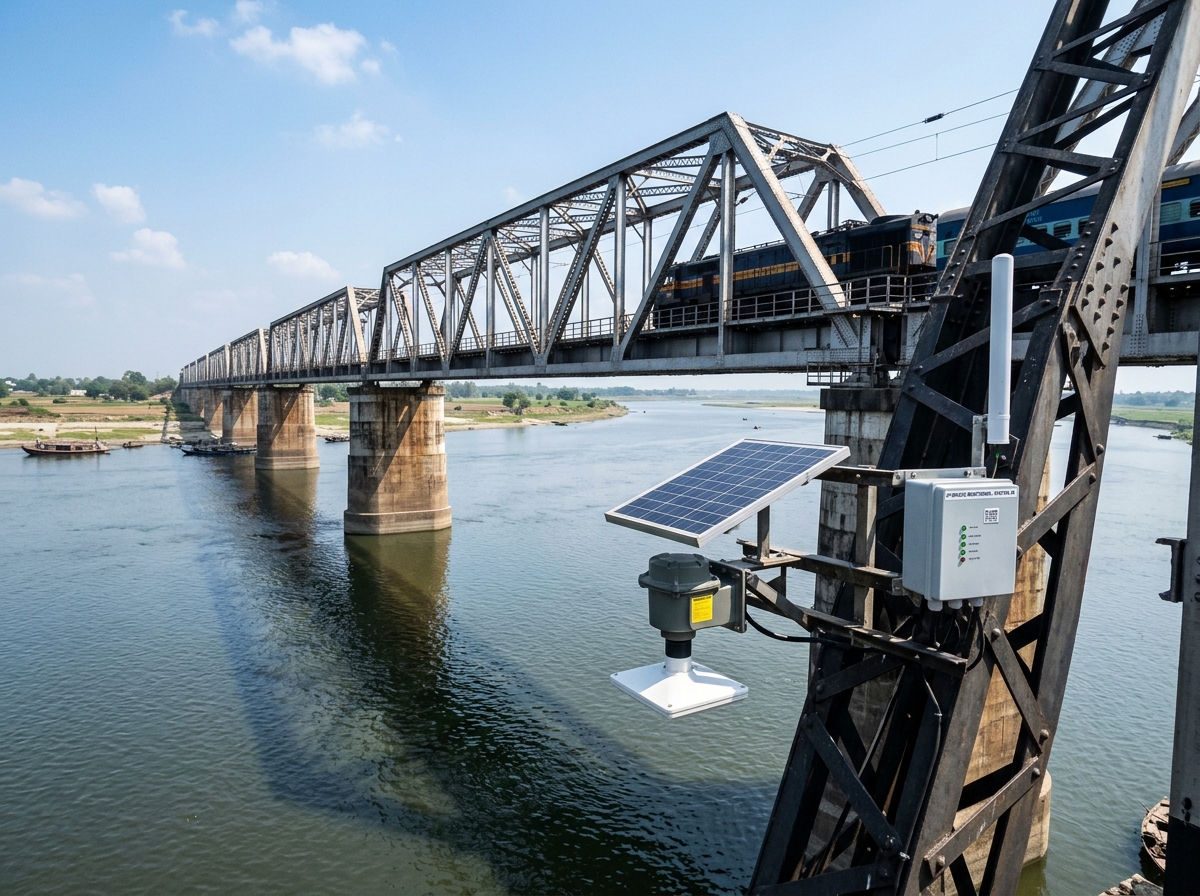 Indian Railways Bridge Water Level Monitoring